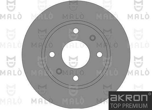 AKRON-MALÒ 1110850 - Гальмівний диск autocars.com.ua
