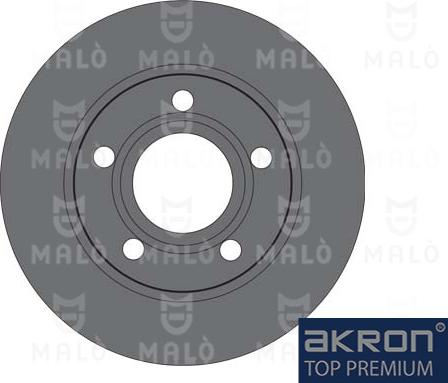 AKRON-MALÒ 1110857 - Гальмівний диск autocars.com.ua