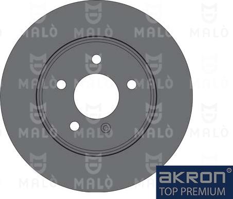 AKRON-MALÒ 1110873 - Гальмівний диск autocars.com.ua