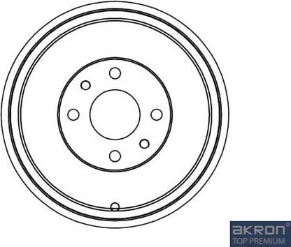 AKRON-MALÒ 1120012 - Гальмівний барабан autocars.com.ua