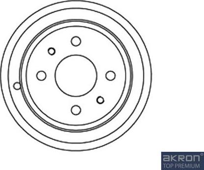 AKRON-MALÒ 1120018 - Гальмівний барабан autocars.com.ua