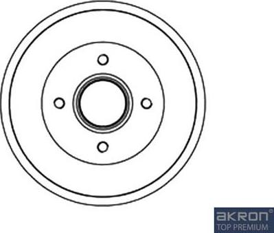 AKRON-MALÒ 1120060 - Гальмівний барабан autocars.com.ua