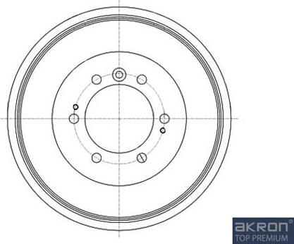 AKRON-MALÒ 1120073 - Гальмівний барабан autocars.com.ua