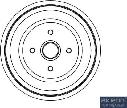 AKRON-MALÒ 1120078 - Гальмівний барабан autocars.com.ua