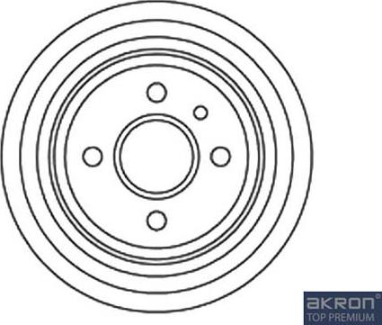 AKRON-MALÒ 1120084 - Гальмівний барабан autocars.com.ua