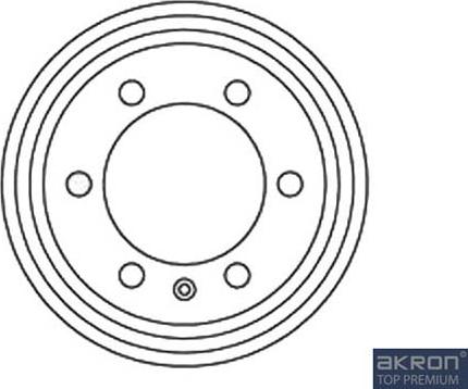 AKRON-MALÒ 1120087 - Гальмівний барабан autocars.com.ua