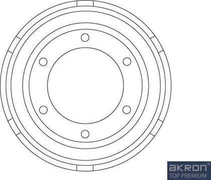 AKRON-MALÒ 1120092 - Гальмівний барабан autocars.com.ua