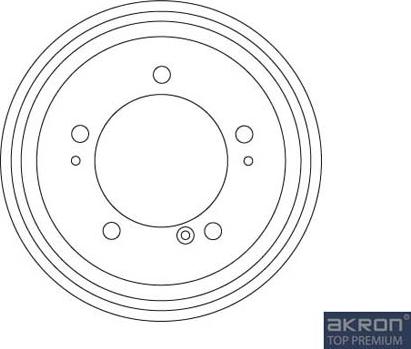 AKRON-MALÒ 1120093 - Гальмівний барабан autocars.com.ua