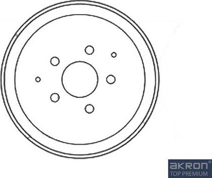 AKRON-MALÒ 1120094 - Гальмівний барабан autocars.com.ua