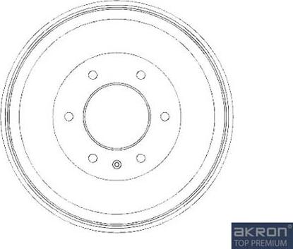 AKRON-MALÒ 1120097 - Гальмівний барабан autocars.com.ua