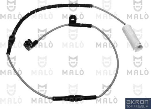 AKRON-MALÒ 124009 - Сигналізатор, знос гальмівних колодок autocars.com.ua