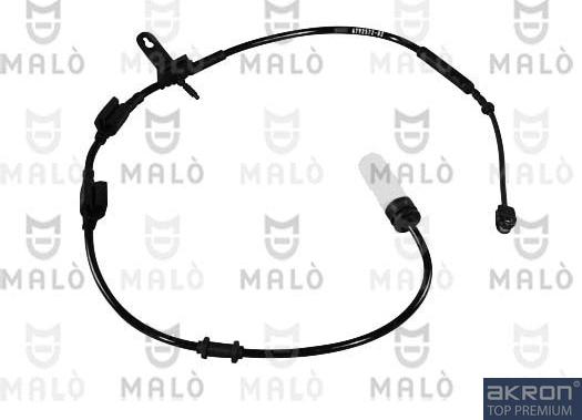 AKRON-MALÒ 124072 - Сигналізатор, знос гальмівних колодок autocars.com.ua