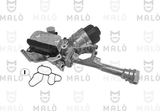 AKRON-MALÒ 135073 - Масляний радіатор, рухове масло autocars.com.ua