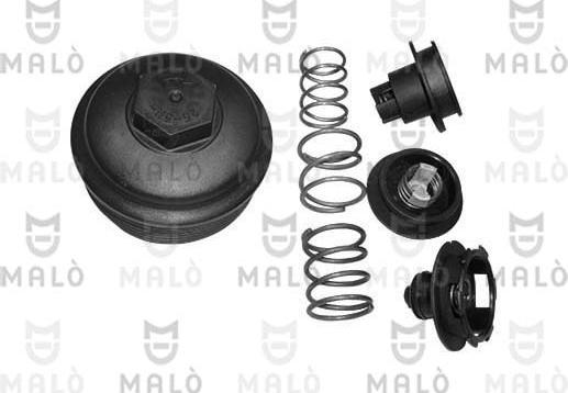 AKRON-MALÒ 136005 - Кришка, корпус масляного фільтра autocars.com.ua