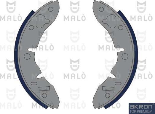 AKRON-MALÒ 1390001 - Комплект гальм, барабанний механізм autocars.com.ua