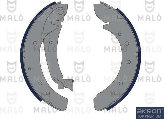 AKRON-MALÒ 1390004 - Комплект гальм, барабанний механізм autocars.com.ua