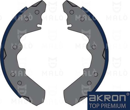 AKRON-MALÒ 1390006 - Комплект гальм, барабанний механізм autocars.com.ua