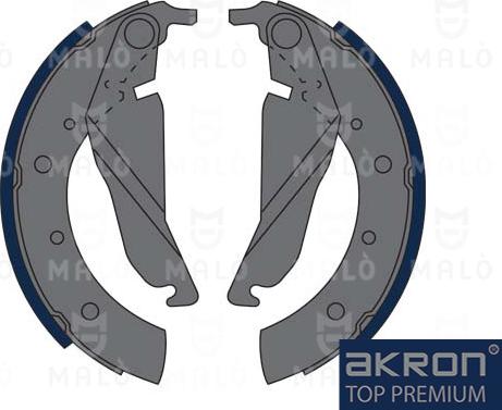 AKRON-MALÒ 1390011 - Комплект гальм, барабанний механізм autocars.com.ua