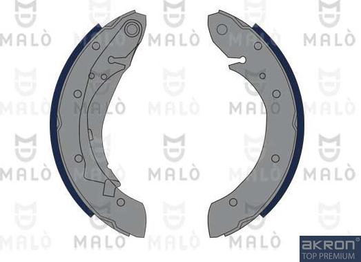 AKRON-MALÒ 1390020 - Комплект гальм, барабанний механізм autocars.com.ua