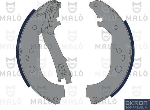 AKRON-MALÒ 1390028 - Комплект гальм, барабанний механізм autocars.com.ua