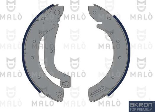 AKRON-MALÒ 1390043 - Комплект гальм, барабанний механізм autocars.com.ua