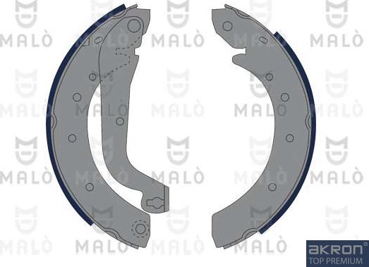 AKRON-MALÒ 1390044 - Комплект гальм, барабанний механізм autocars.com.ua