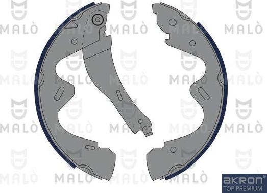 AKRON-MALÒ 1390051 - Комплект гальм, барабанний механізм autocars.com.ua
