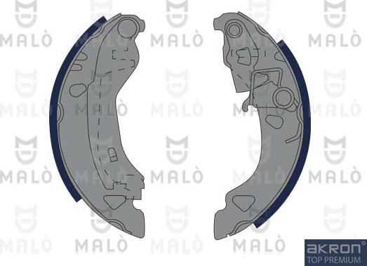 AKRON-MALÒ 1390065 - Комплект гальм, барабанний механізм autocars.com.ua