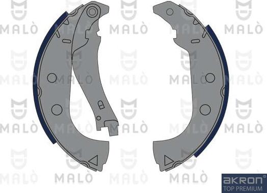 AKRON-MALÒ 1390078 - Комплект гальм, барабанний механізм autocars.com.ua