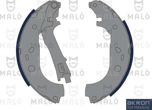 AKRON-MALÒ 1390080 - Комплект гальм, барабанний механізм autocars.com.ua