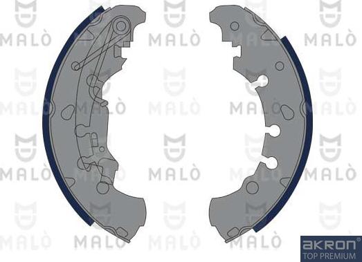 AKRON-MALÒ 1390085 - Комплект гальм, барабанний механізм autocars.com.ua