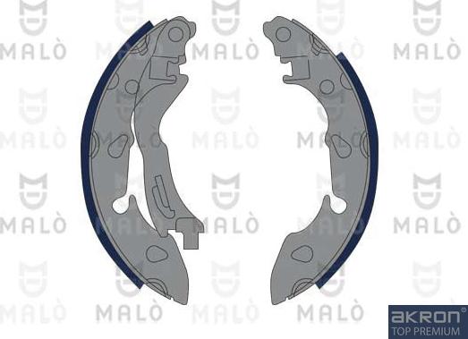 AKRON-MALÒ 1390086 - Комплект гальм, барабанний механізм autocars.com.ua