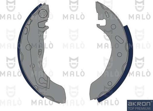 AKRON-MALÒ 1390109 - Комплект гальм, барабанний механізм autocars.com.ua