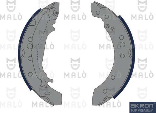 AKRON-MALÒ 1390144 - Комплект гальм, барабанний механізм autocars.com.ua