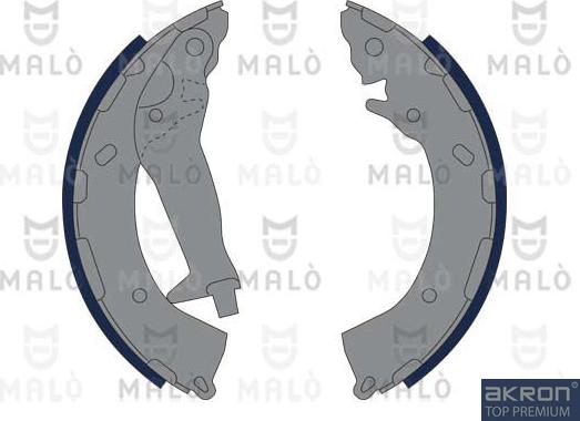 AKRON-MALÒ 1390198 - Комплект гальм, барабанний механізм autocars.com.ua