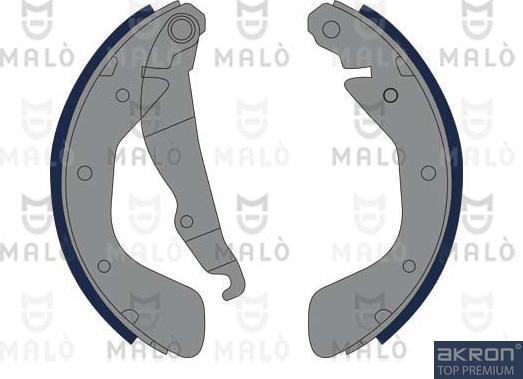 AKRON-MALÒ 1390223 - Комплект гальм, барабанний механізм autocars.com.ua
