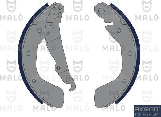 AKRON-MALÒ 1390230 - Комплект гальм, барабанний механізм autocars.com.ua