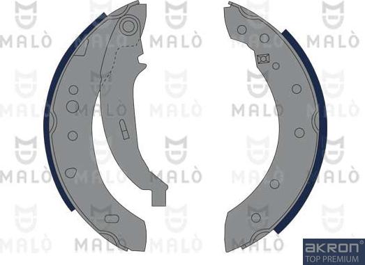 AKRON-MALÒ 1390236 - Комплект гальм, барабанний механізм autocars.com.ua