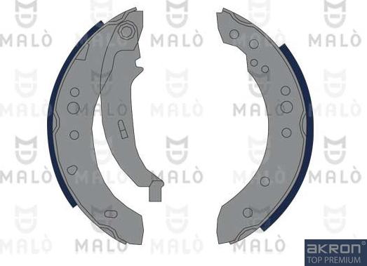 AKRON-MALÒ 1390246 - Комплект гальм, барабанний механізм autocars.com.ua