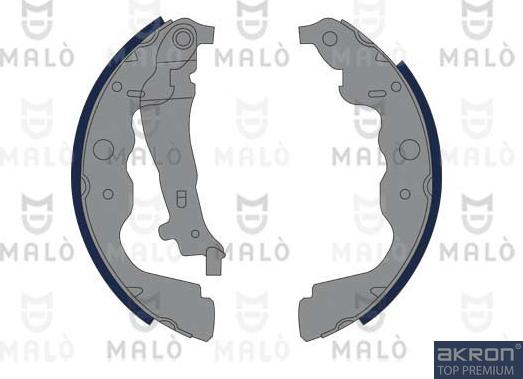AKRON-MALÒ 1390247 - Комплект гальм, барабанний механізм autocars.com.ua