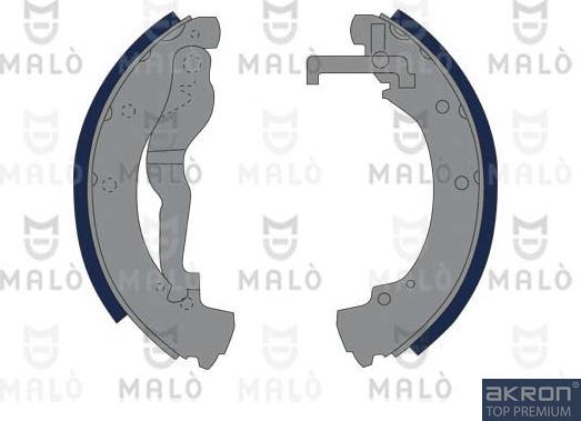 AKRON-MALÒ 1390301 - Комплект гальм, барабанний механізм autocars.com.ua