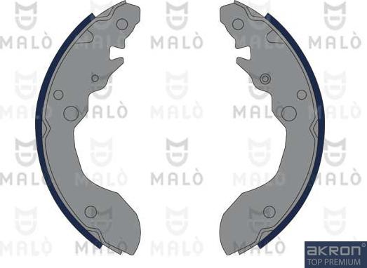 AKRON-MALÒ 1390340 - Комплект гальм, барабанний механізм autocars.com.ua