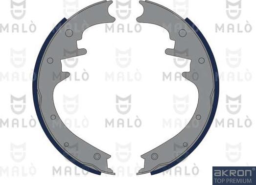 AKRON-MALÒ 1390346 - Комплект гальм, барабанний механізм autocars.com.ua