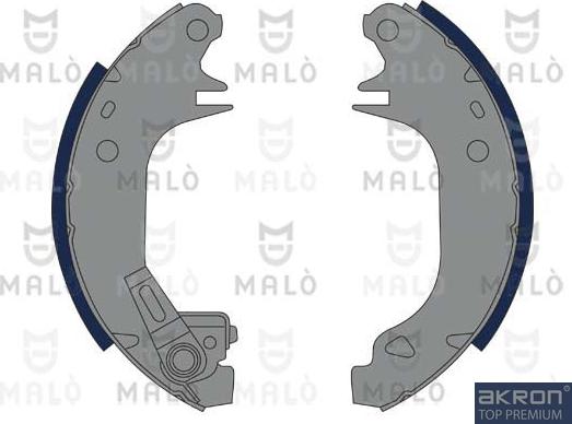 AKRON-MALÒ 1390362 - Комплект гальм, барабанний механізм autocars.com.ua
