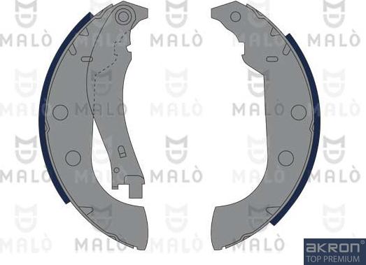 AKRON-MALÒ 1390368 - Комплект гальм, барабанний механізм autocars.com.ua