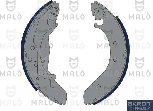 AKRON-MALÒ 1390372 - Комплект гальм, барабанний механізм autocars.com.ua