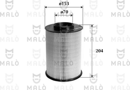AKRON-MALÒ 1500010 - Повітряний фільтр autocars.com.ua