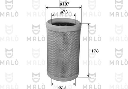 AKRON-MALÒ 1500055 - Повітряний фільтр autocars.com.ua