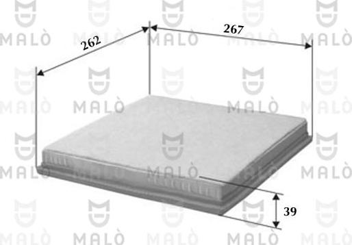 AKRON-MALÒ 1500073 - Повітряний фільтр autocars.com.ua