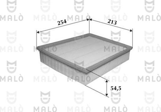 AKRON-MALÒ 1500078 - Повітряний фільтр autocars.com.ua